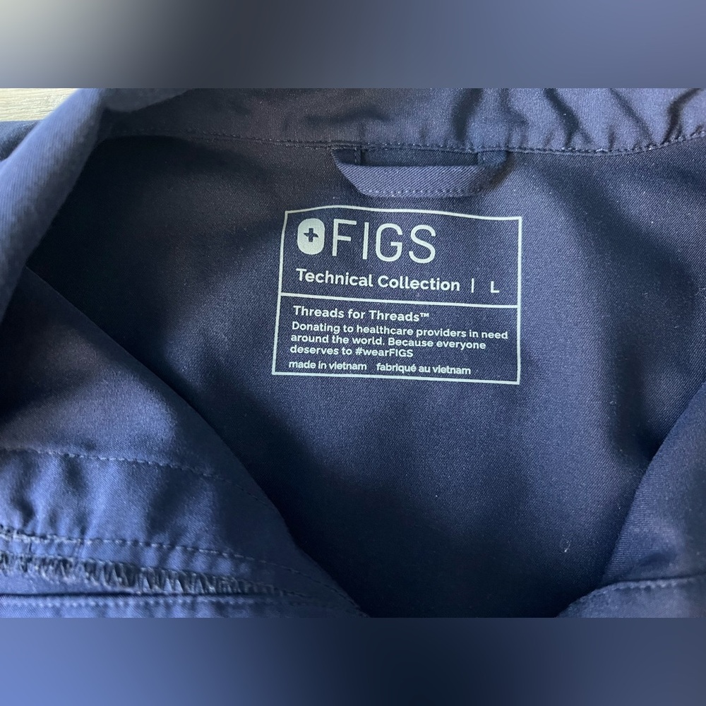 Figs Set Technical Collection Zamora Joggers Navy Size Lg - Picture 3 of 7